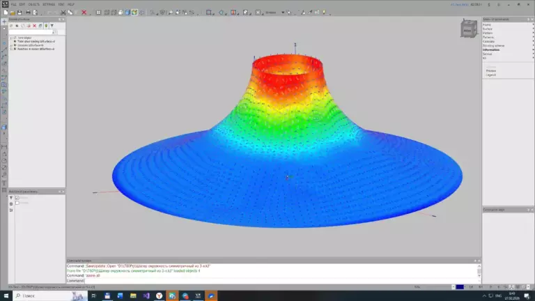 K3-TENT Tensile fabric design software. Shade sail design.