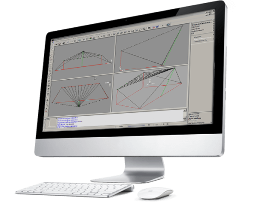 K3-TENT Tensile fabric design software. Shade sail design.